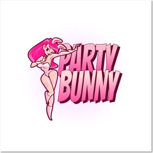 Party Bunny Posters and Art